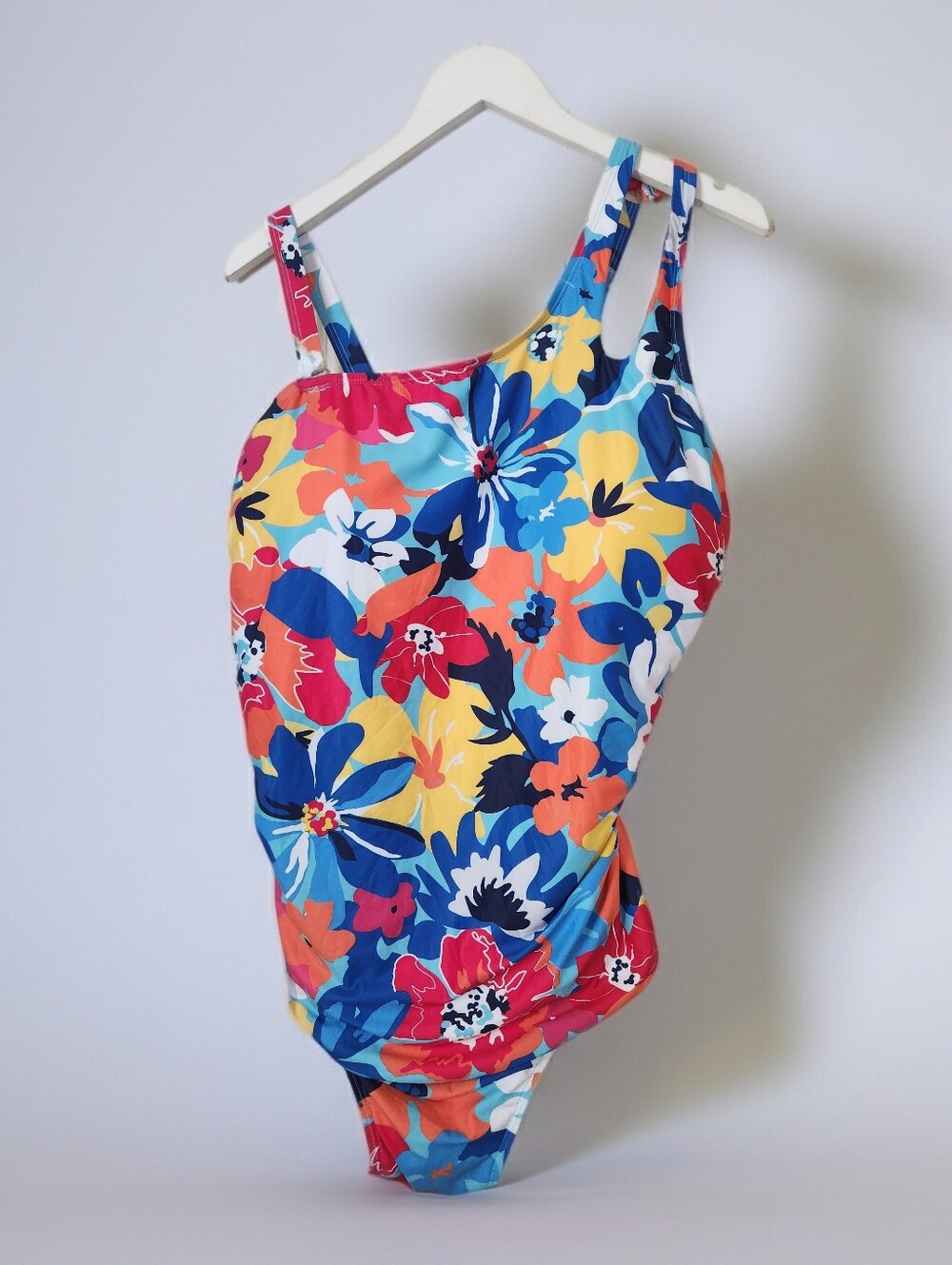 Aqua Eve One Piece Swimsuit With Tummy Control Keyhole Accent Size 22W